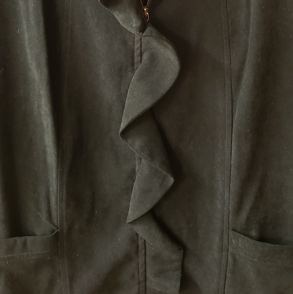 Women Black Coat/Jacket - Picture 3 of 5